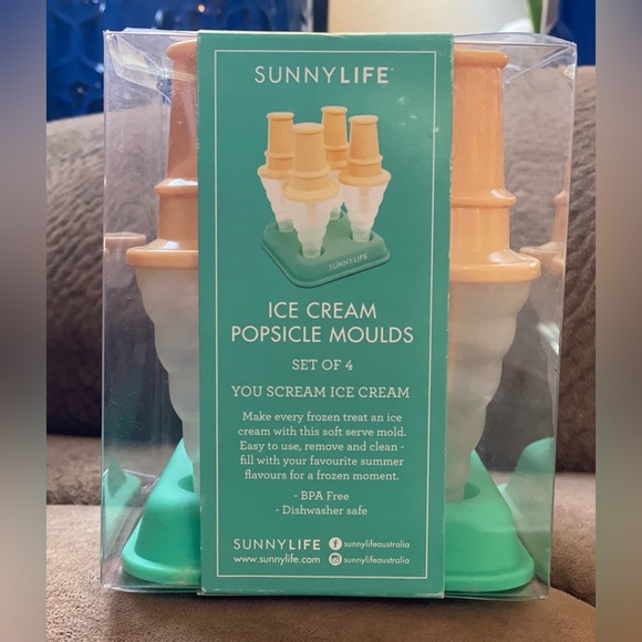 Ice Cream Popsicle Molds by SunnyLife Set of 4 - Picture 5 of 13